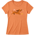 "Dachshund - salsicha" Blusa Baby Look