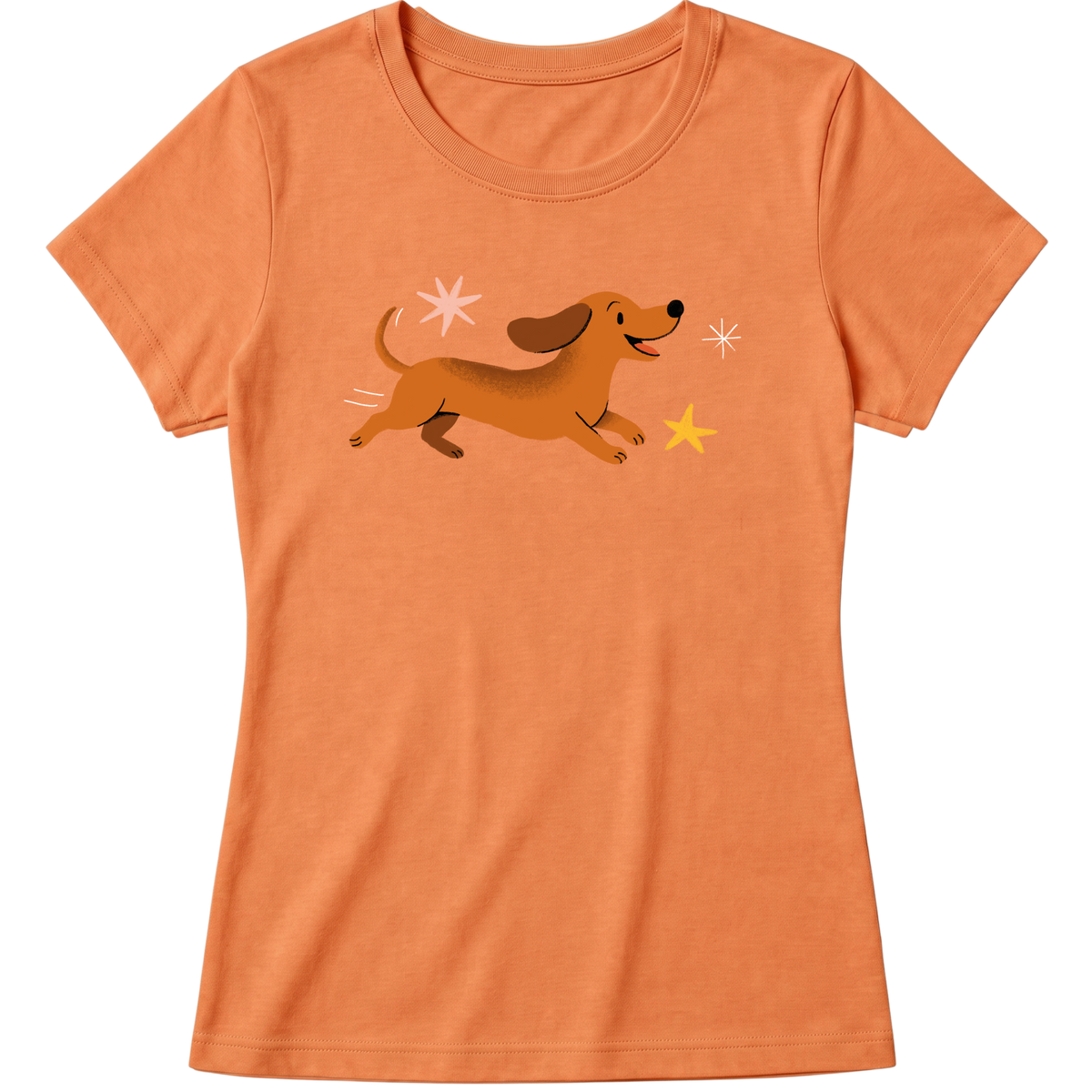 "Dachshund - salsicha" Blusa Baby Look