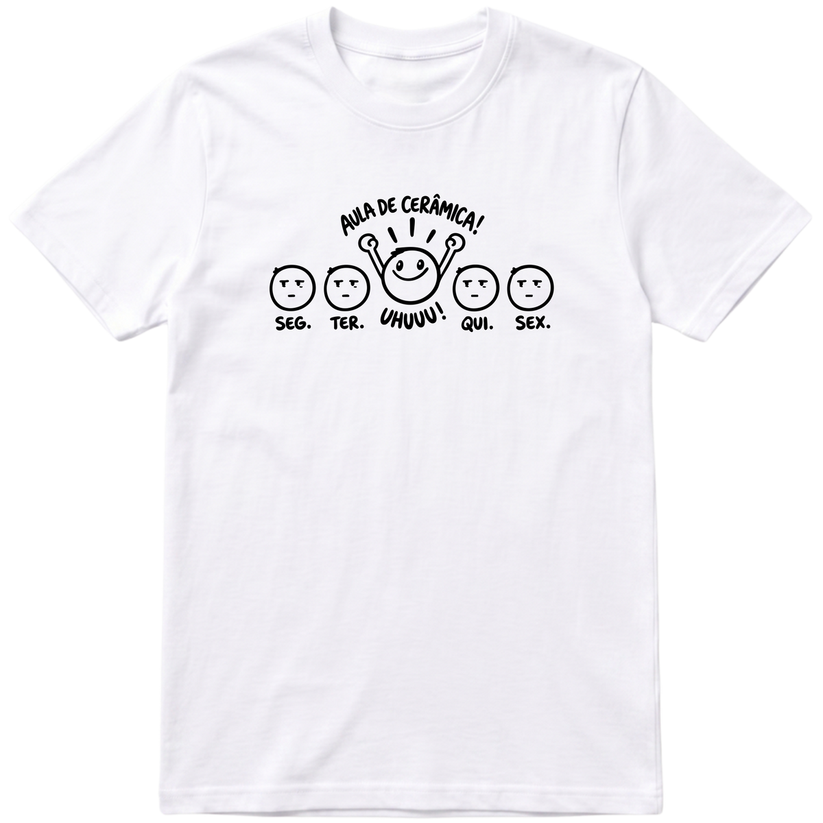 "Aula de cerâmica" Camiseta Básica Unissex