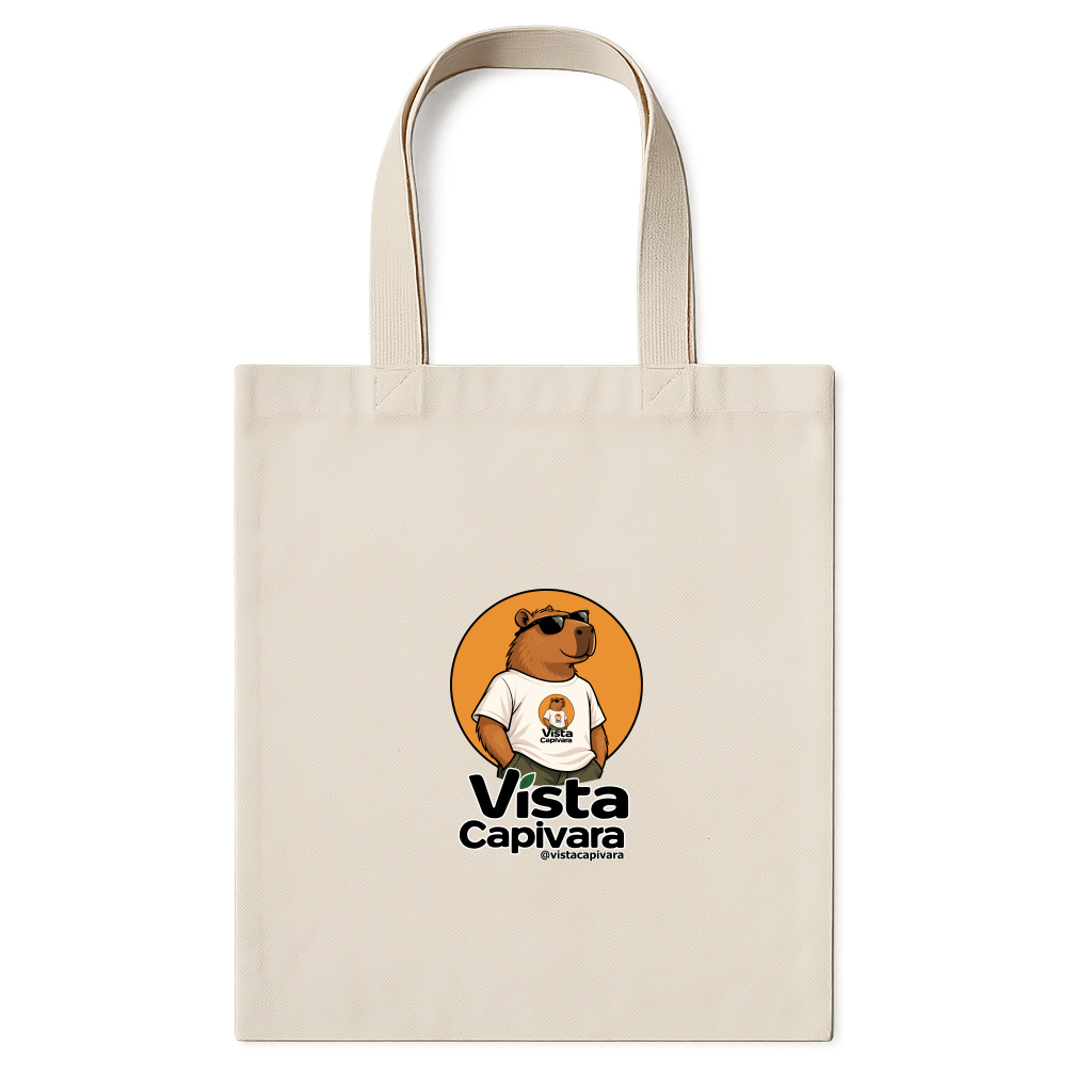 "Capivara Rock & Roll DTF" Ecobag