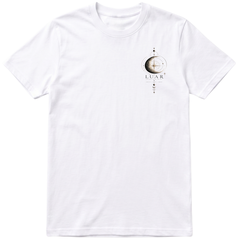 "T-shirt luar small logo" Camiseta regular básica
