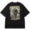 "Camiseta Oversized Cotton - Indomável" Oversized Premium 96% algodão 4% Elastano