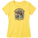 "Estampa/QUEM ME GUARDA" Blusa Baby Look