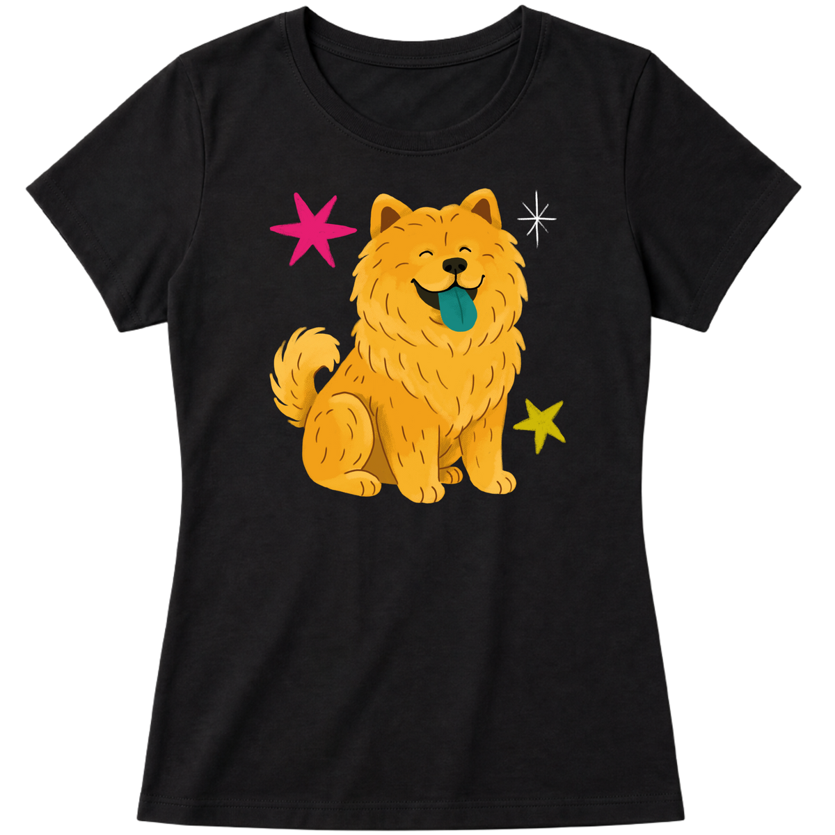 "Chow chow" Blusa Baby Look
