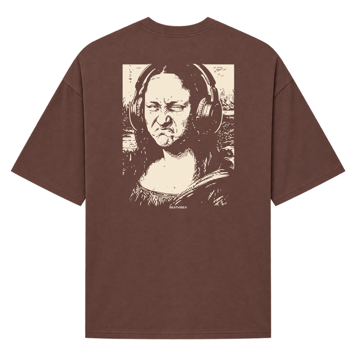 "DROP BATEU - ESTAMPA NAS COSTAS" Camiseta Oversized Suedine 220g