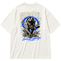 "Camiseta Oversized Cotton - Indomável" Oversized Premium 96% algodão 4% Elastano