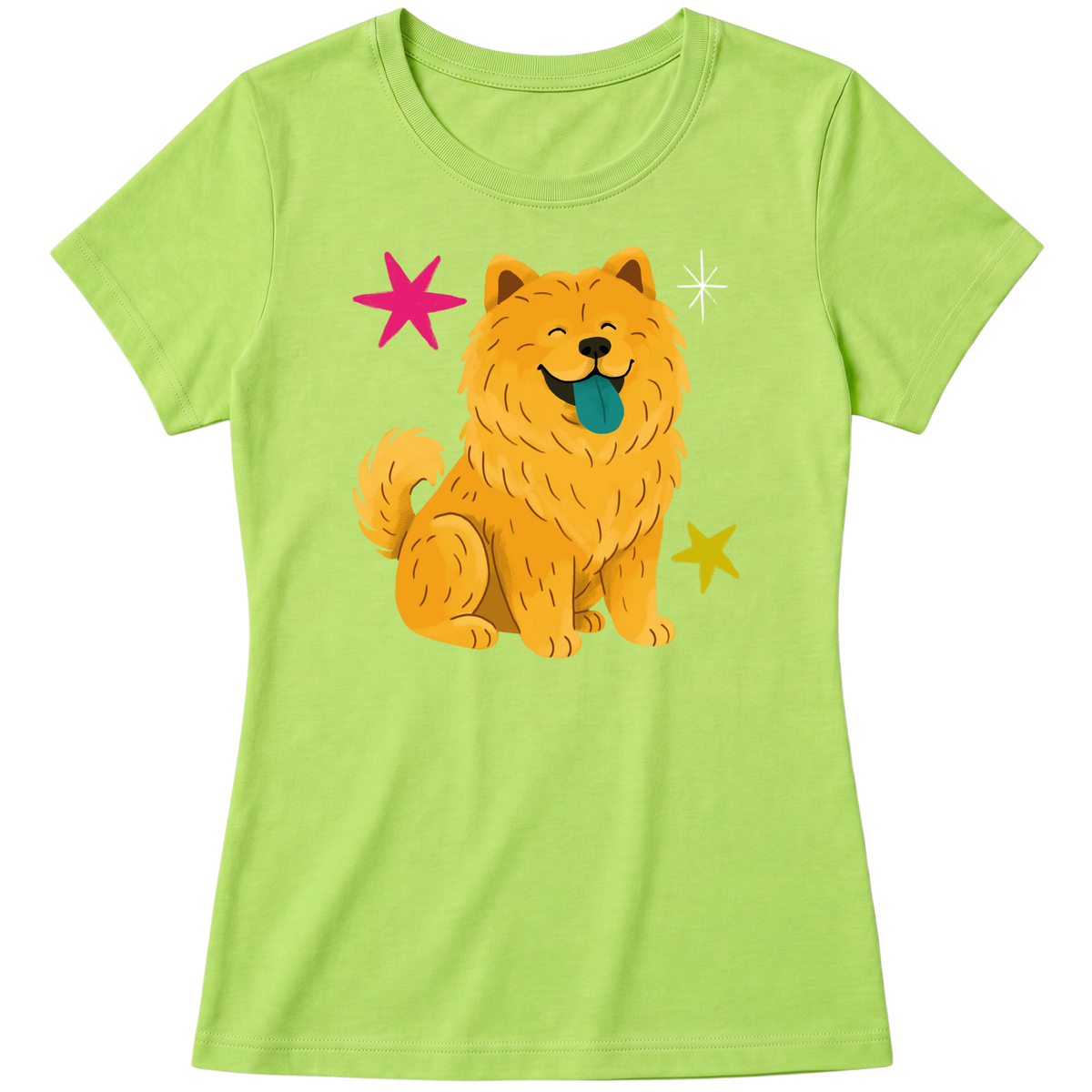"Chow chow" Blusa Baby Look