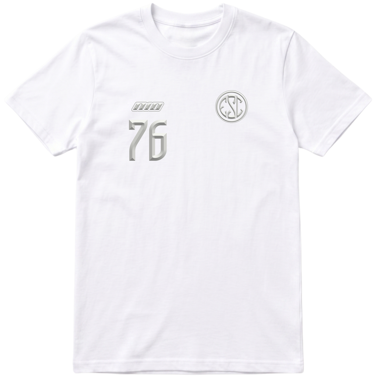 "F&C Custom ESC  PHIT 76 All White" Camiseta Premium Unissex Bunker Studios
