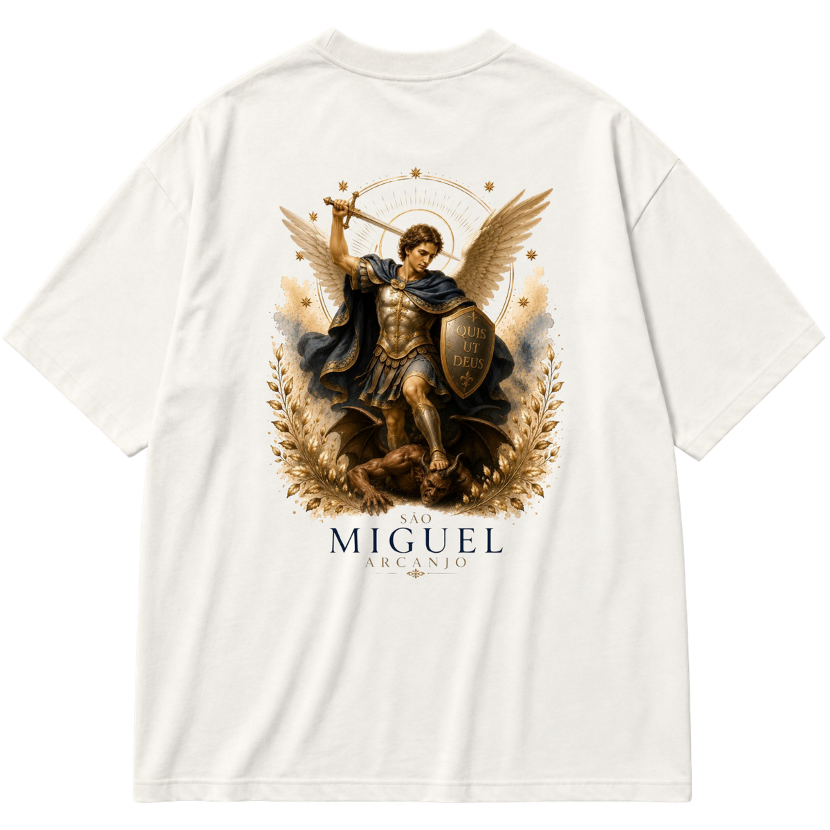 "Oversized - São Miguel Arcanjo" Oversized Premium 96% algodão 4% Elastano
