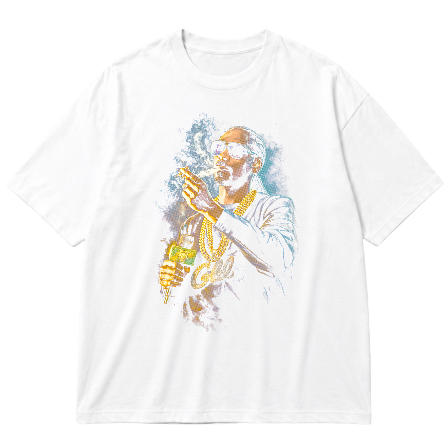 "Snoop Dogg" Oversized Premium 96% algodão 4% Elastano