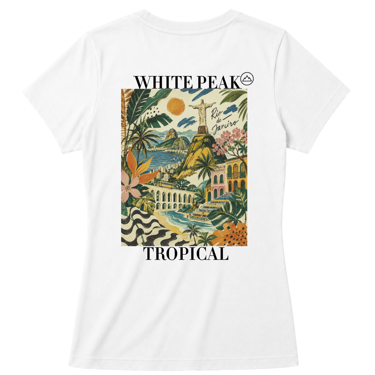 "TROPICAL" Blusa Baby Look