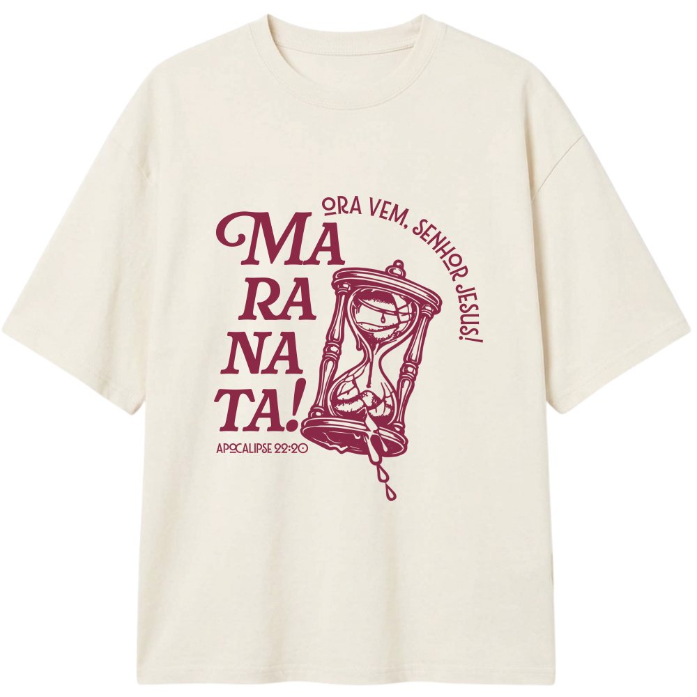 "Camiseta Oversized - Maranata | Vértice" Camiseta Oversized Classic