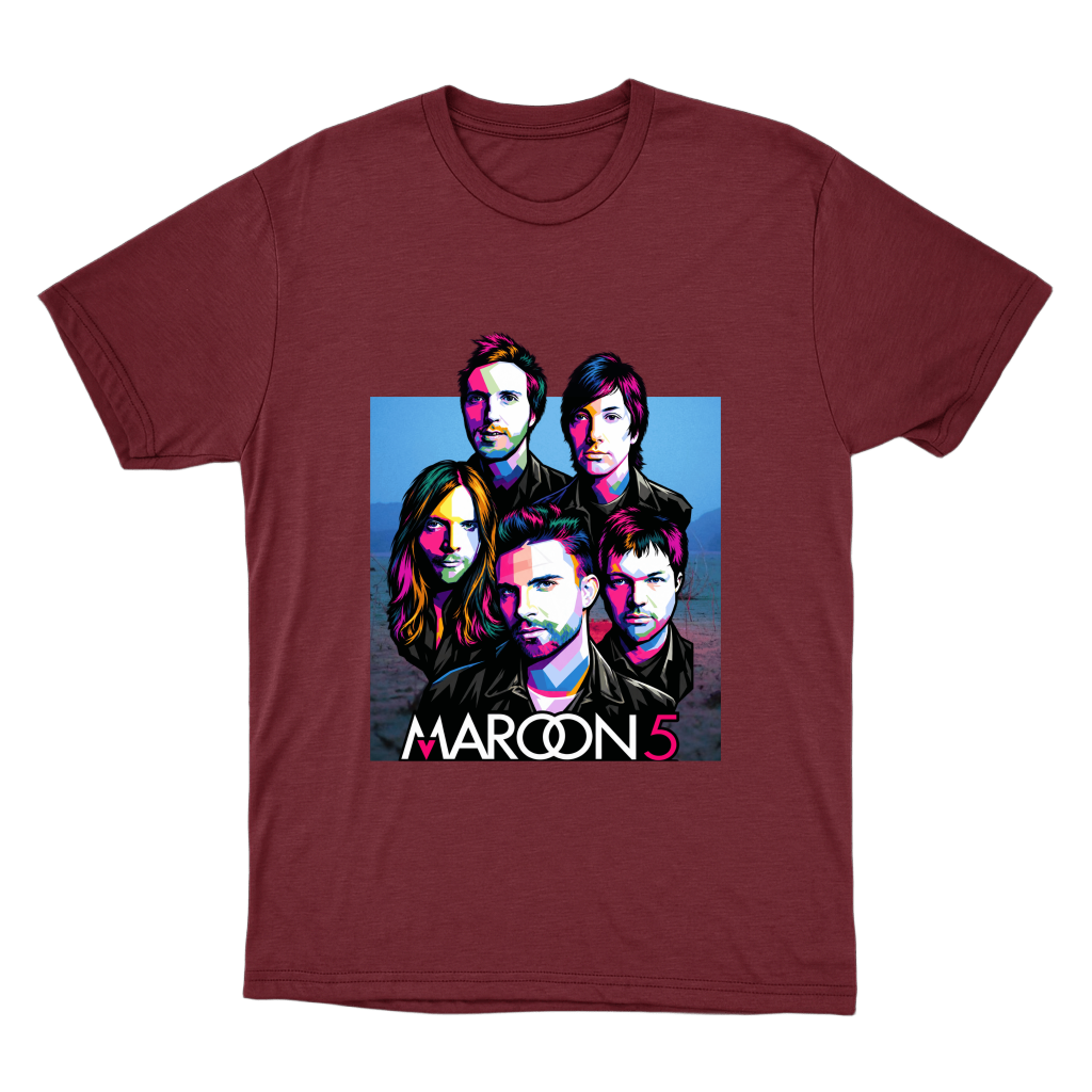 "Maroon 5 - Colors" Camiseta Básica Unissex