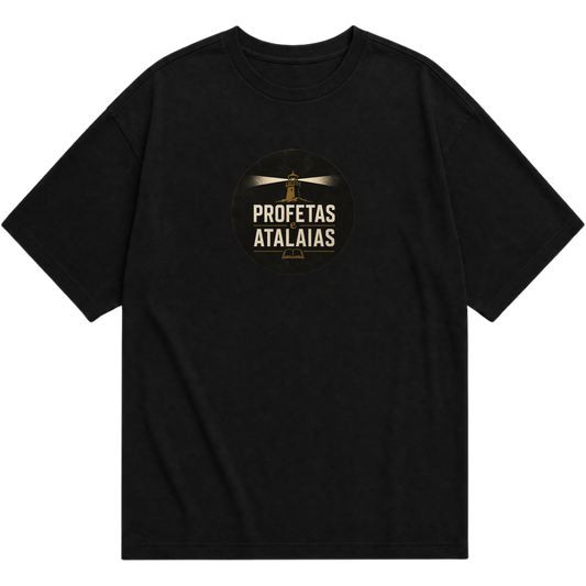"Camiseta Oversized - Profetas e Atalaias" Oversized Básica 30.1