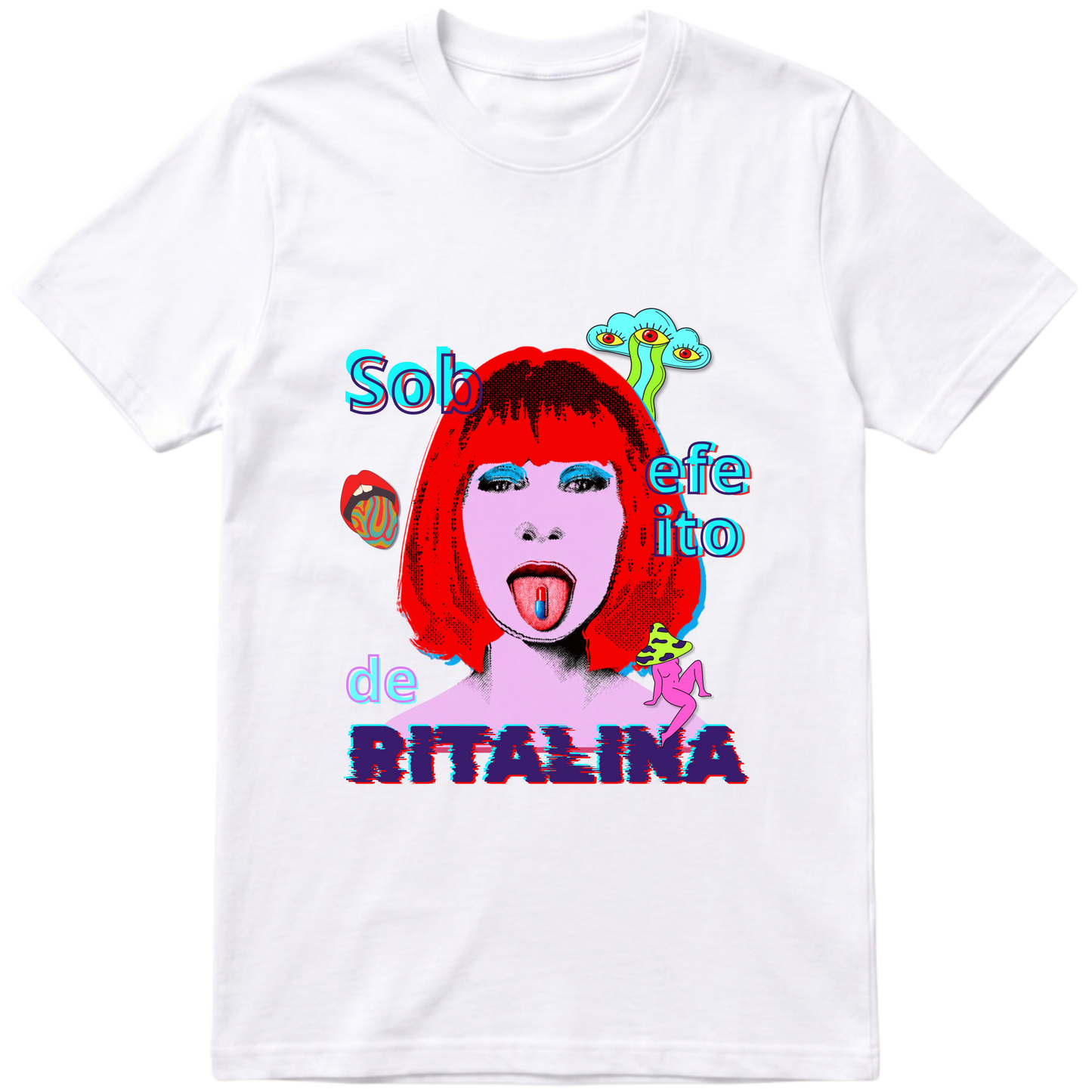 "Camiseta - Sob efeito de Ritalina" Camiseta Premium Unissex