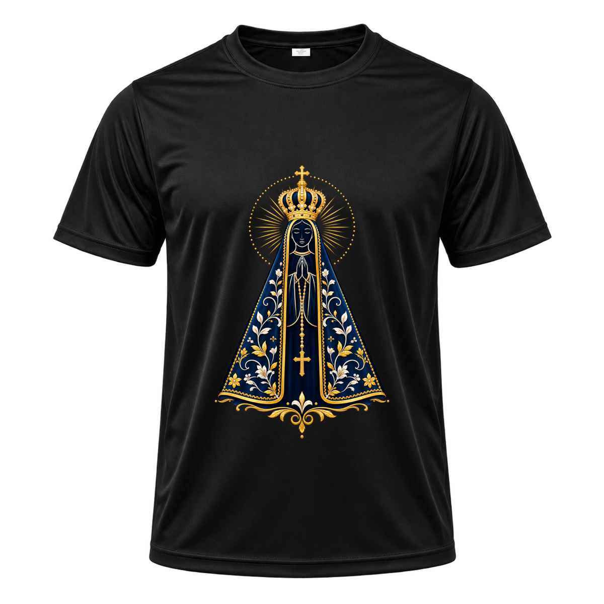"Camiseta Dryfit Masculina Basic - Nossa Senhora Aparecida" Camiseta Dryfit Masculina Basic