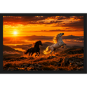 "Por do Sol" Quadro tradicional sem vidro acrílico