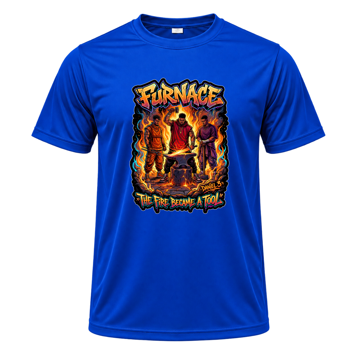 "Produto #018 Camisa: FURNACE THE FIRE BECAME A TOOL" Camiseta Dryfit Masculina Basic
