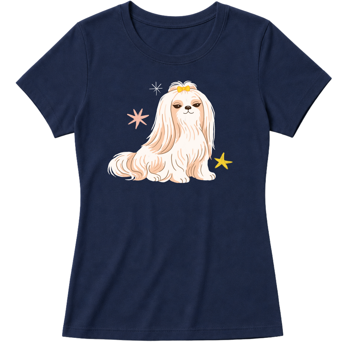 "lhasa apso" Blusa Baby Look