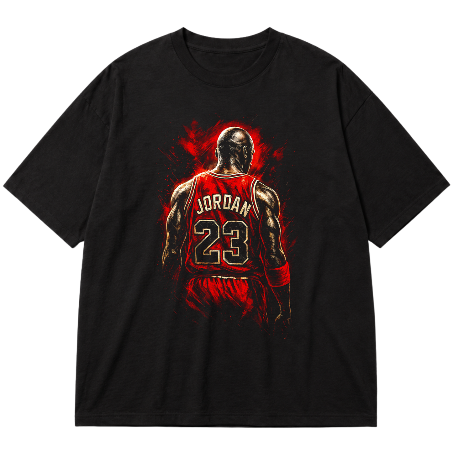 "Ícone Michael Jordan, eternizado no streetwear." Oversized Premium 96% algodão 4% Elastano