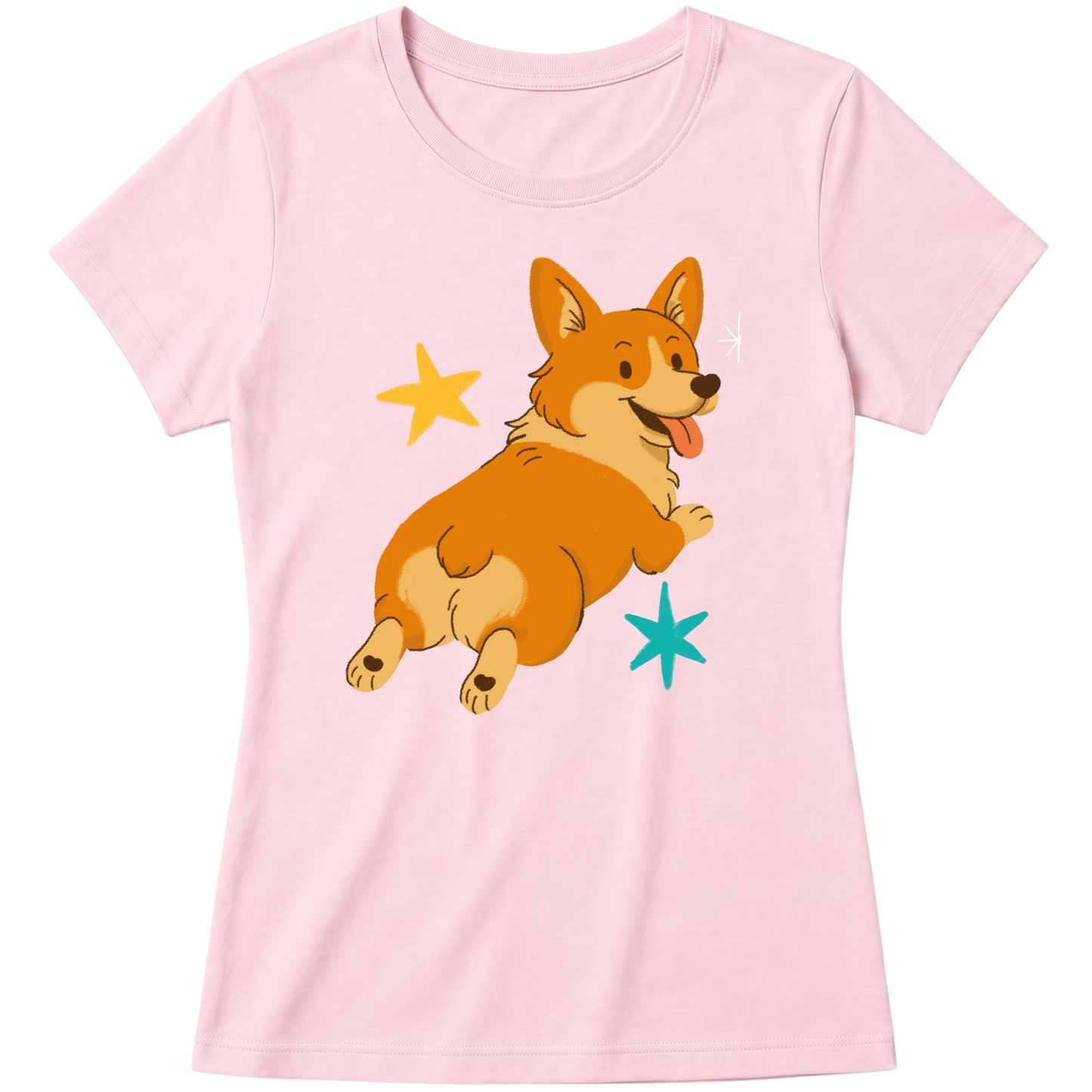 "Corgi" Blusa Baby Look