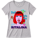 "Camiseta - Sob efeito de Ritalina" Blusa Baby Look