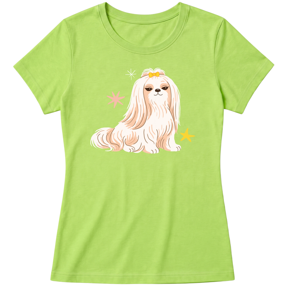 "lhasa apso" Blusa Baby Look