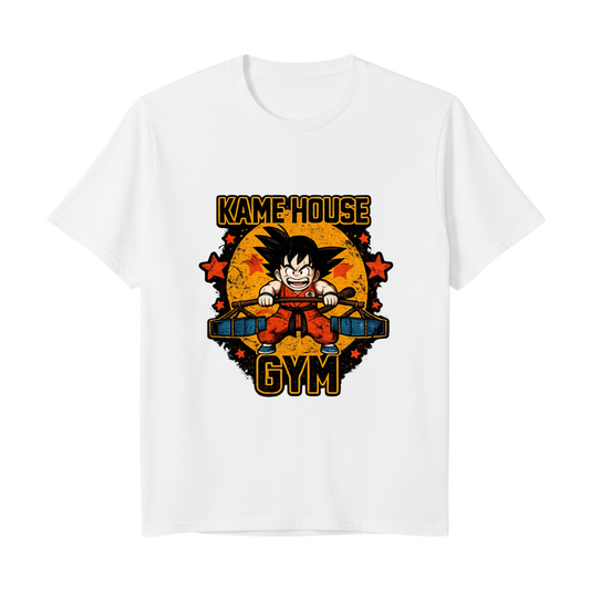 "BLUSA GOKU KAME HOUSE GYM" Camiseta Regular 30.1 Penteada