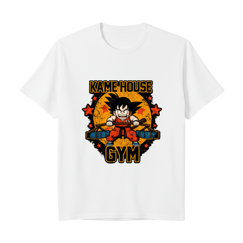 "BLUSA GOKU KAME HOUSE GYM" Camiseta Regular 30.1 Penteada
