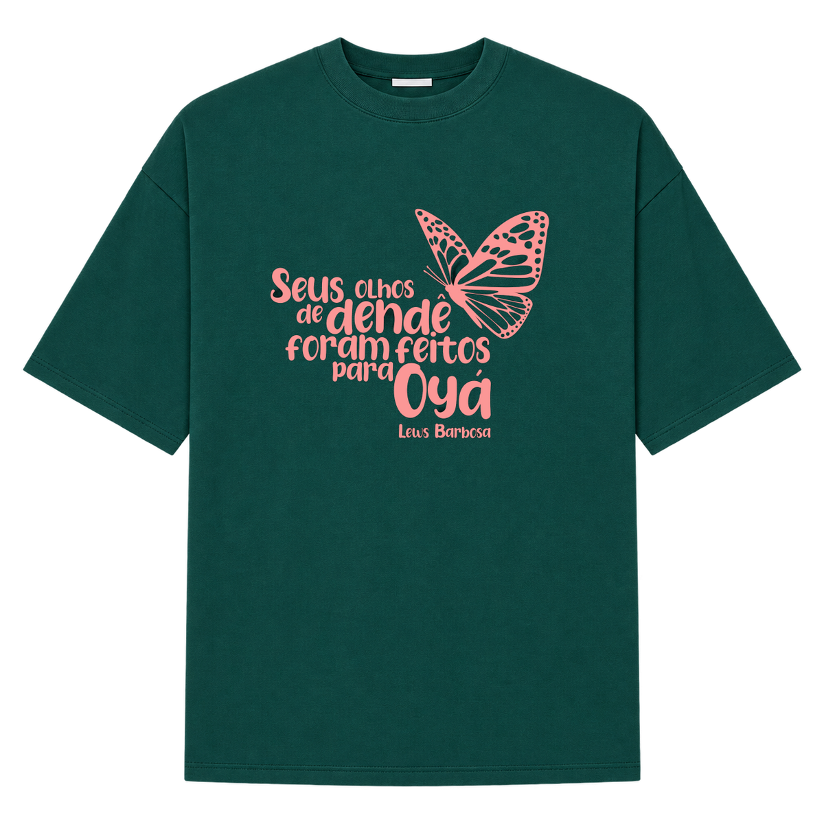 "Olhos de Dendê" Camiseta Oversized Suedine 220g