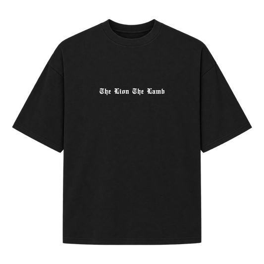 "The Lion The Lamb" Camiseta Oversized Suedine 220g