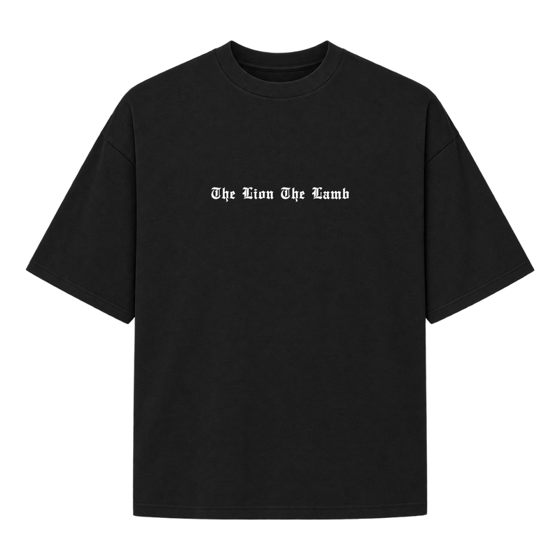 "The Lion The Lamb" Camiseta Oversized Suedine 220g