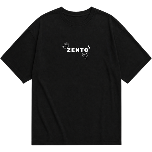 "The flower-zento" Camiseta Oversized Básica