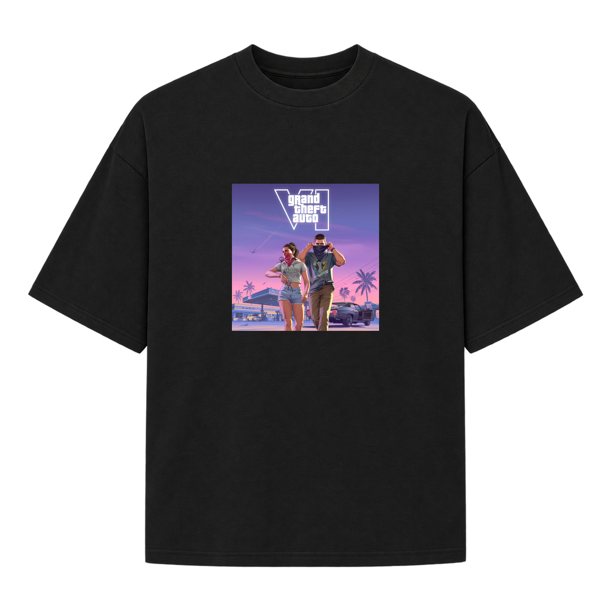 "VI.CE CITY THEMES" Camiseta Oversized Suedine 220g