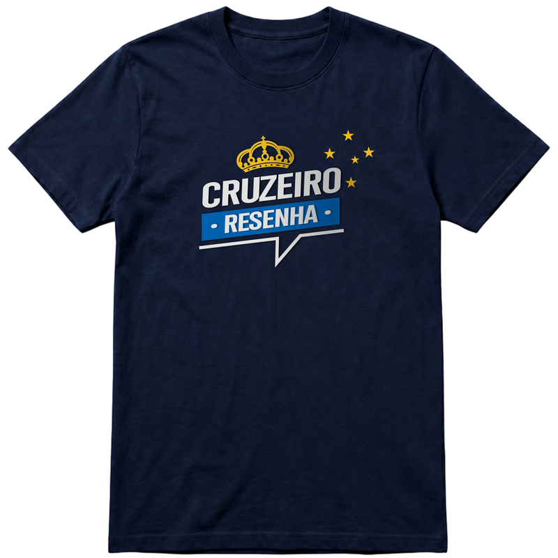 "Teste 01 — Camiseta Cruzeiro Resenha" Camiseta Premium Unissex