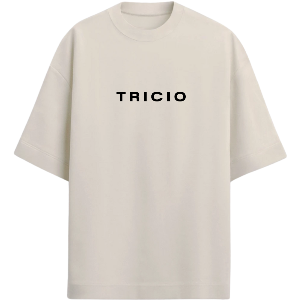 "TRICIO Oversized Essential Clean" Camiseta Oversized Premium