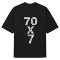 "70 x 7  - Oversized Suedine 220 g" Camiseta Oversized Suedine 220g