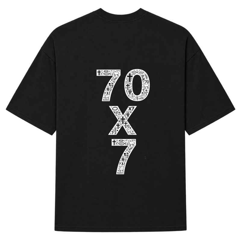 "70 x 7  - Oversized Suedine 220 g" Camiseta Oversized Suedine 220g