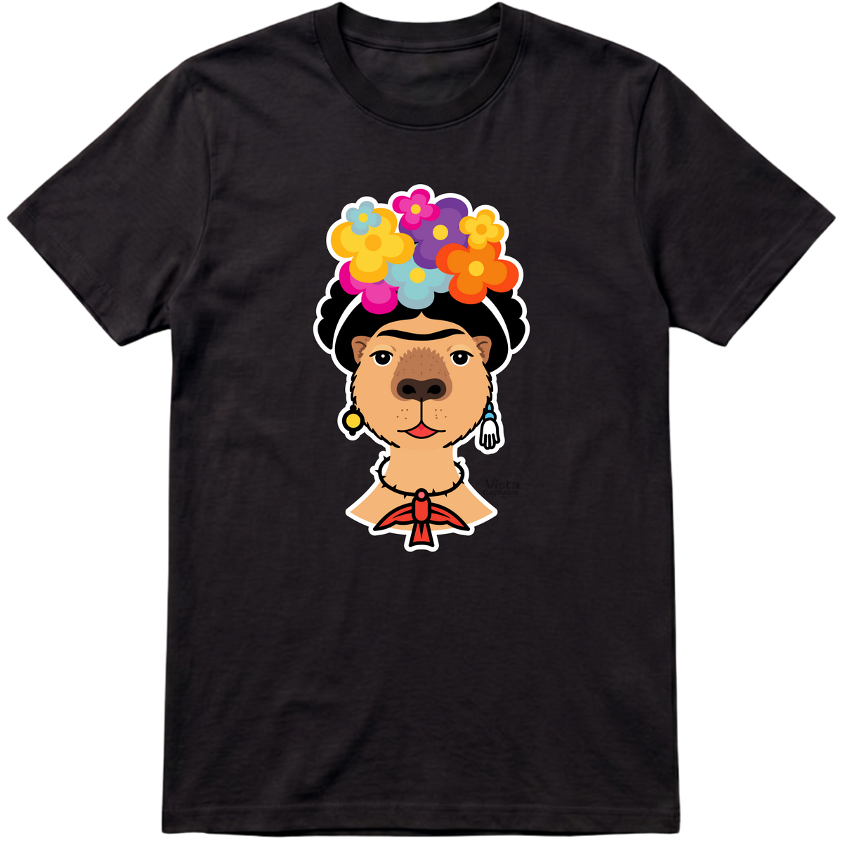 "Frida Kahpivara DTG" Camiseta Premium Unissex