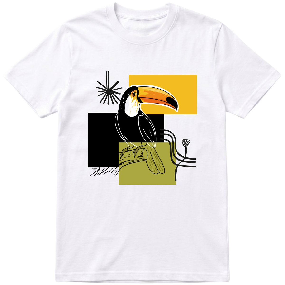 "Tucano - cores" Camiseta Premium Unissex Bunker Studios
