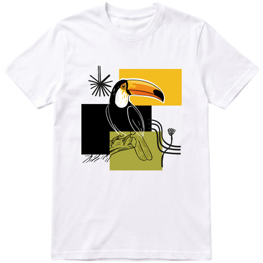 "Tucano - cores" Camiseta Premium Unissex Bunker Studios