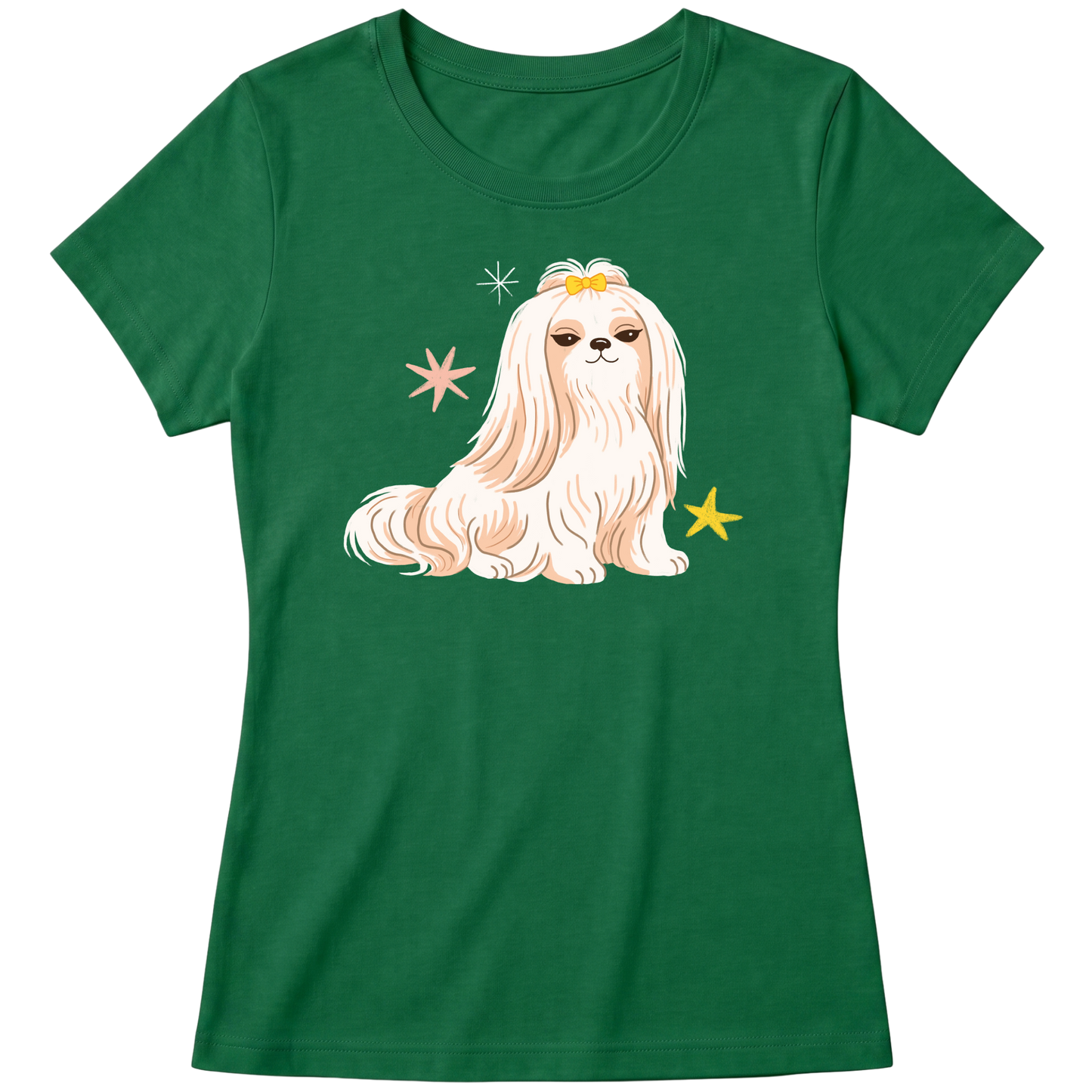 "lhasa apso" Blusa Baby Look