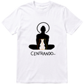 "centrando meditação" Camiseta Básica Unissex