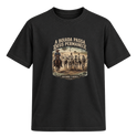 "Estampa/DEUS PERMANECE" Camiseta Regular Suedine