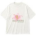 "Camiseta  Oversized - flower" Oversized Premium 96% algodão 4% Elastano