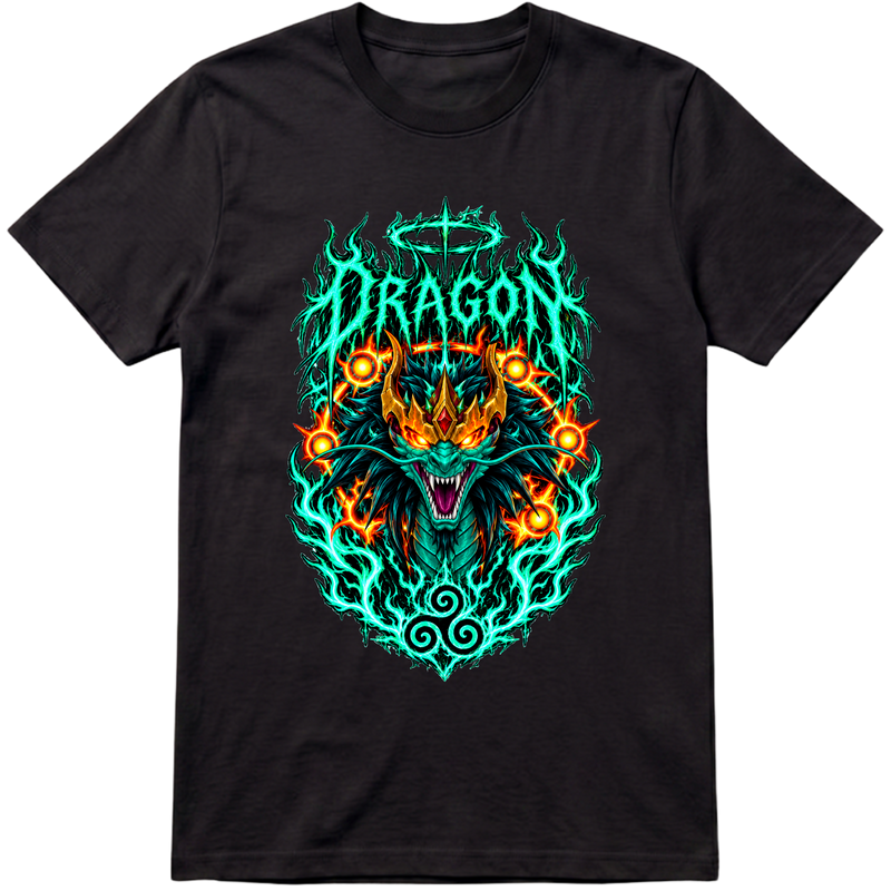 "CAMISA DRAGON  da GameFicou" Camiseta Premium Unissex Bunker Studios