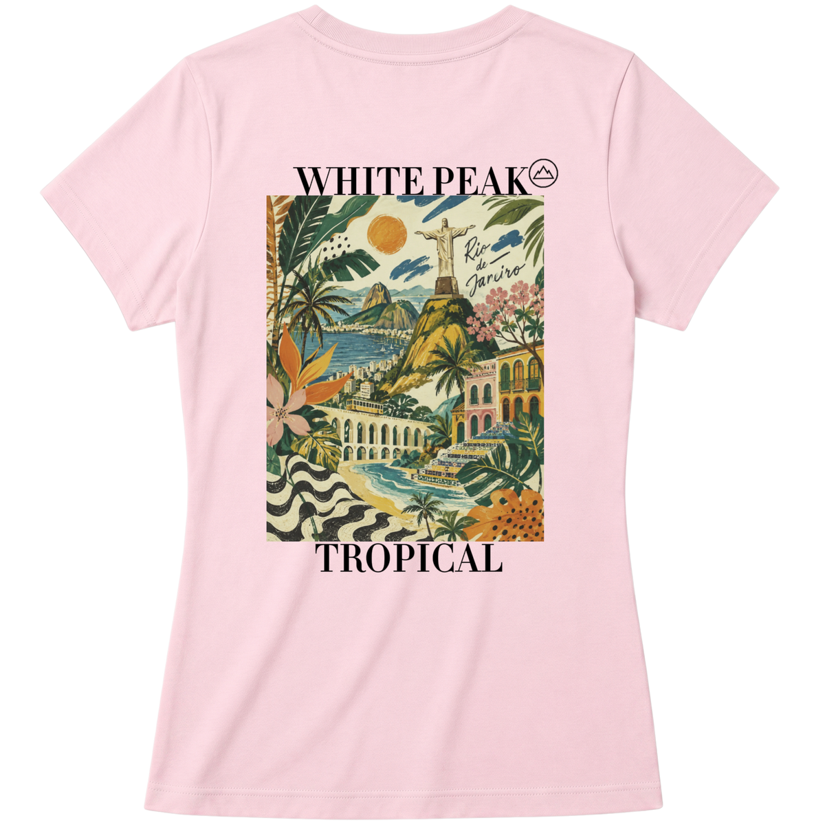 "TROPICAL" Blusa Baby Look