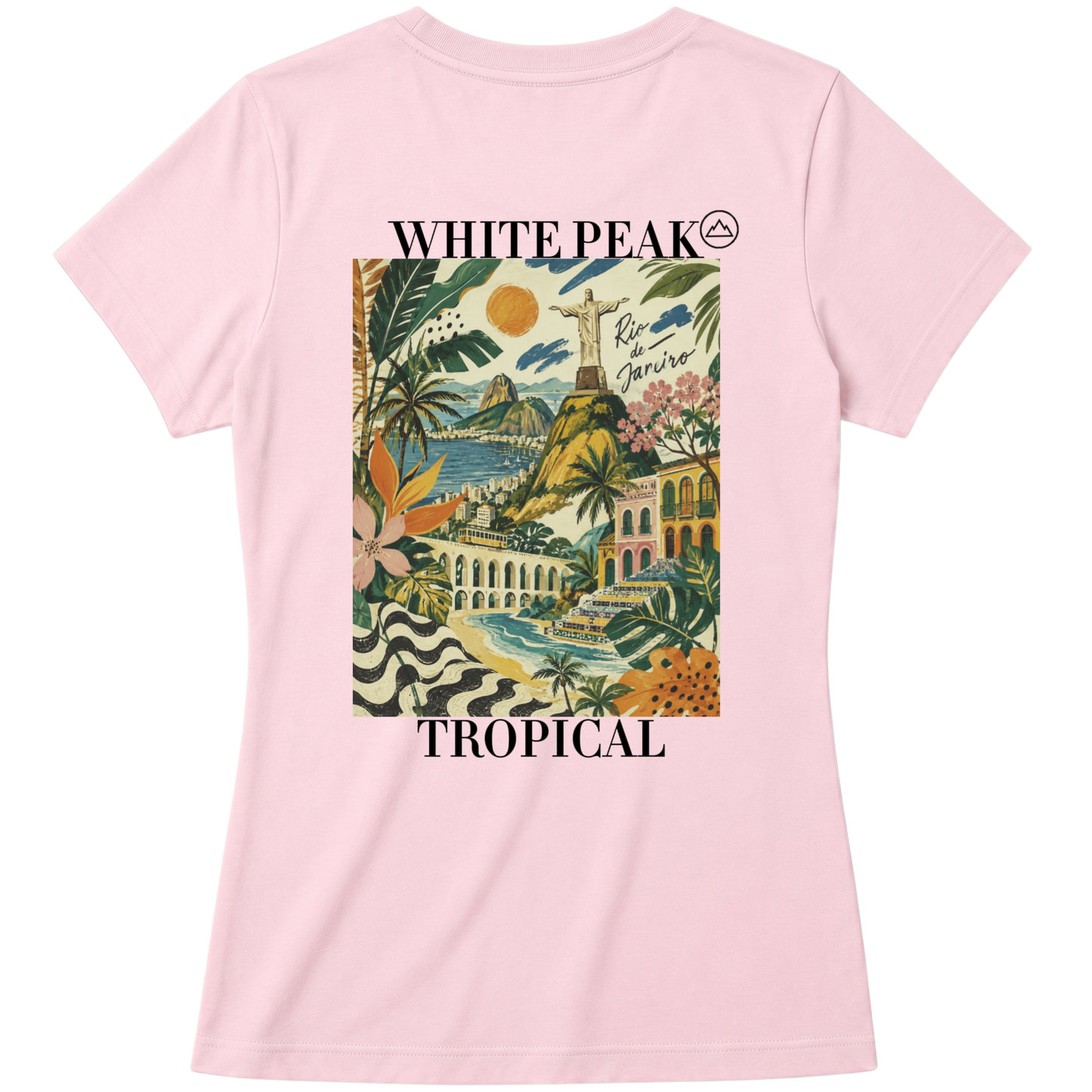 "TROPICAL" Blusa Baby Look