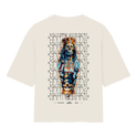 "DOUBLE SKULL FACE" Oversized Básica 30.1