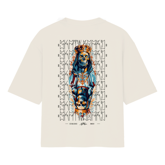 "DOUBLE SKULL FACE" Oversized Básica 30.1
